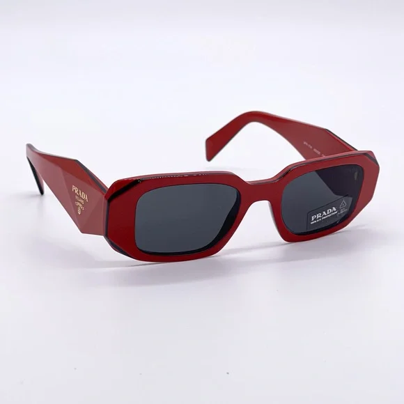 NEW PR17WS 12N5S0 PRADA SUNGLASSES SPR 17W RED UNISEX EYEWEAR PRADA PR 17WS - Picture 11 of 15
